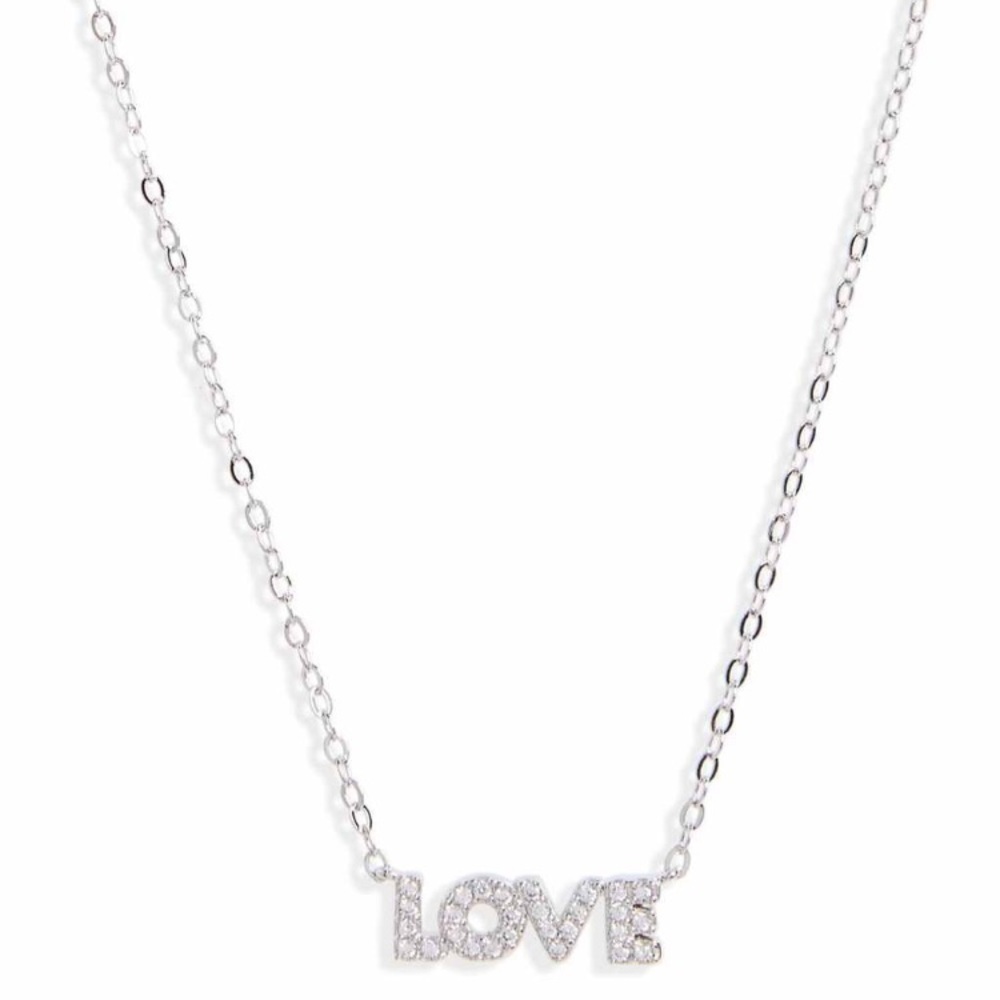 NADRI "Sentimental Love" Pendant Necklace silver